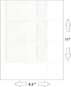 Compuchecks Wallet-Size Blank Checks, 50 Sheets/150 Checks - Blue Diamond