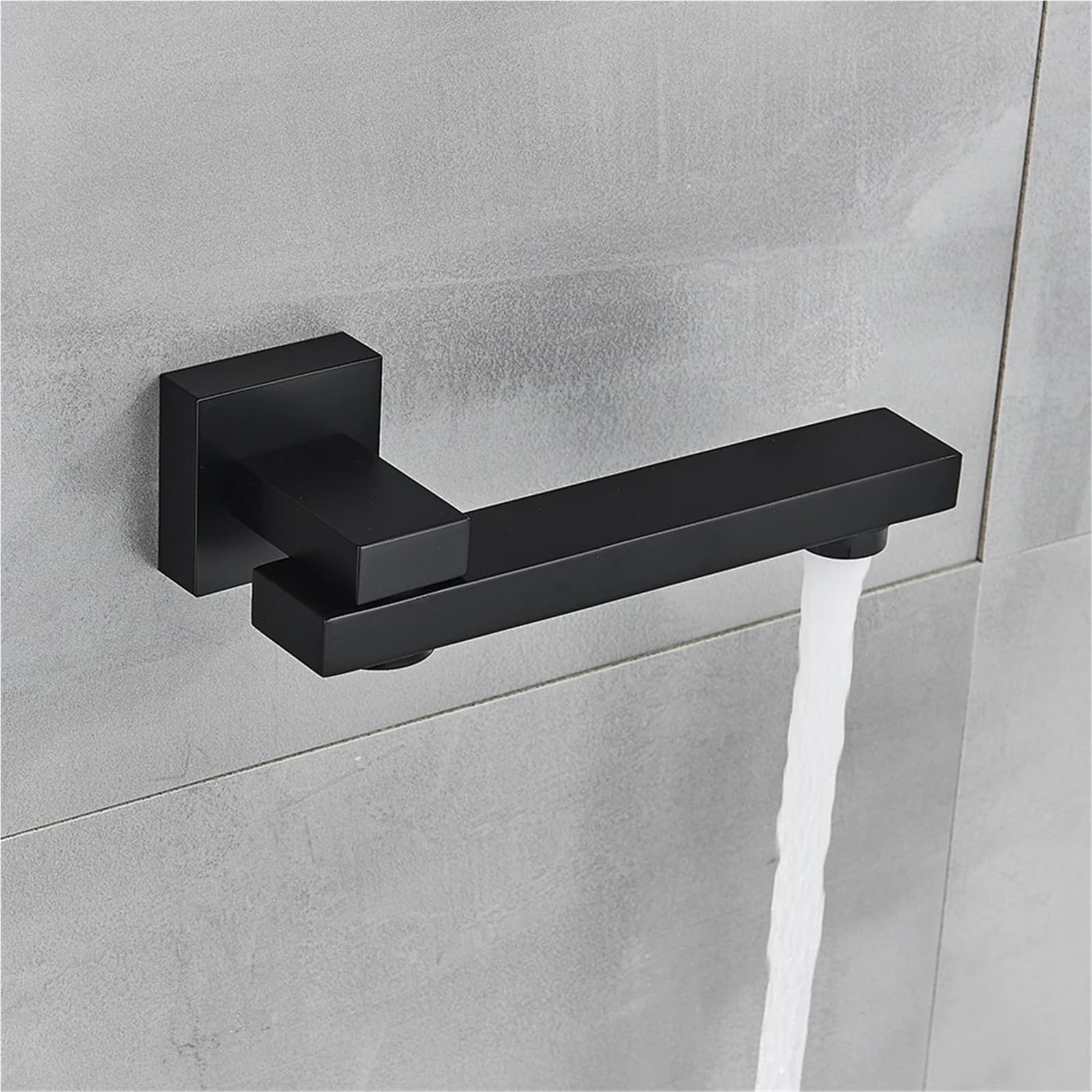 Rubinetti per Vasca da Bagno a Parete, Rubinetto per Doccia in Ottone Cromato/Bronzo Nero, beccuccio Girevole per Vasca da Bagno a Parete, Accessori per Il Bagno (Colore 3)