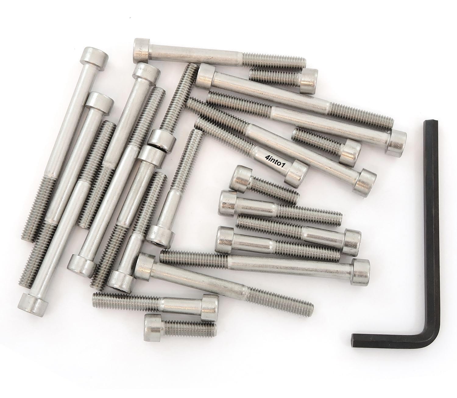 Stainless Steel Allen Bolt Set - Compatible with Honda SL70K Motosport - 1971-1973 - 24 Bolts