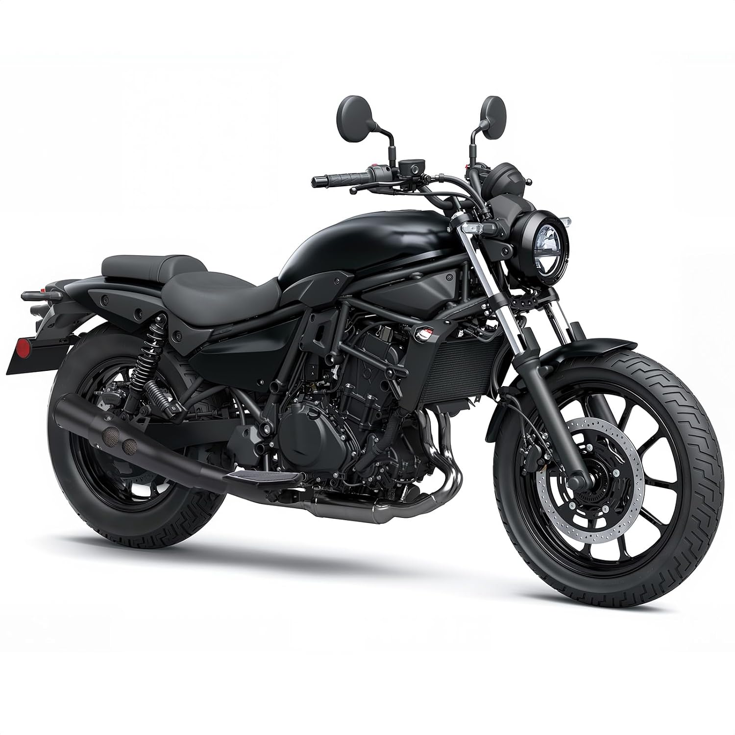 Anti-Slip Rider Floorboards Compatible with Honda Rebel 300 500 CMX300 CMX500 2017-2025 Front Footpegs Driver Aluminum Highway Pegs Accessories (Gloss Black B)