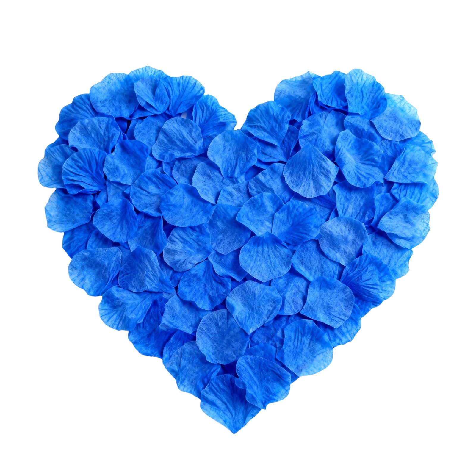 Sgphrzlt 3000pcs Artificial Fake Flower Petals, Faux Rose Petals Proposal Marry me Decorations for Wedding Romantic Special Night, Anniversary Valentines Day Party Indoor and Outdoor, Dark Blue