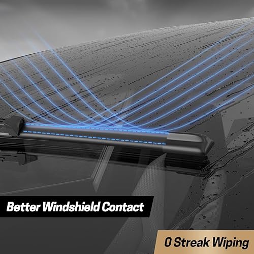 Miniatura 3 de 24"+18" Limpiaparabrisas - Reemplazo para Mazda CX-5 CX-9 2017-2023, Mazda 6 2018-2021, Limpiaparabrisas delantero de primera calidad OEM para todas