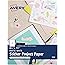 Amazon.com: Avery Printable Sticker Paper, Matte White, 8.5" x 11 ...