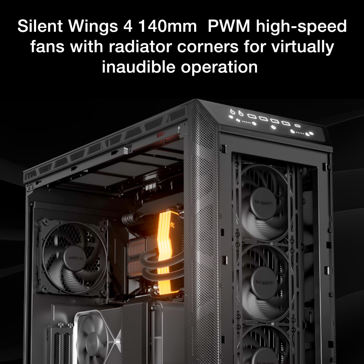 be quiet! Silent Loop 3 360mm CPU AIO Liquid Cooler | 3 Silent Wings 4 120mm PWM High-Speed Fans | Quiet Performance | 6-Pole Motor | Discreet ARGB Lighting | Refillable | Black | BW025