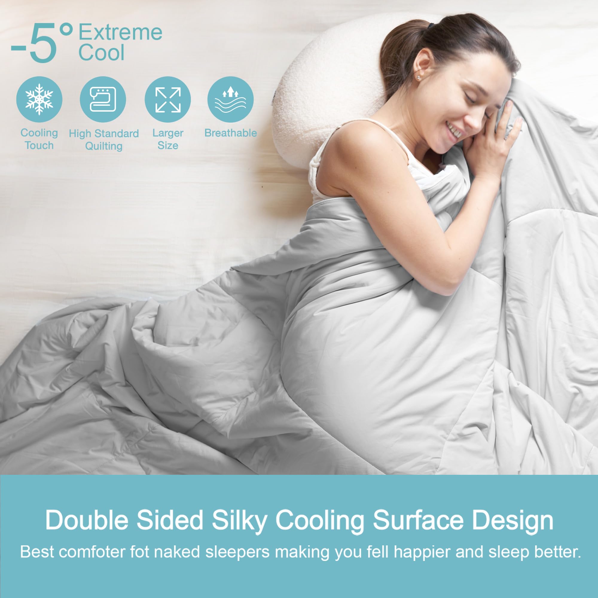 Snapklik.com : Cooling Comforter Queen Size, Cooling Blankets For Hot ...