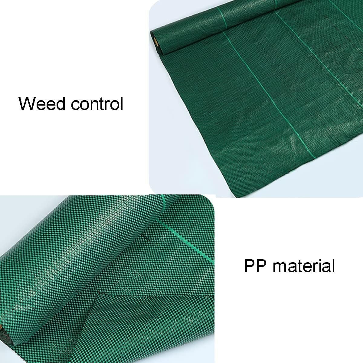 Weed Control Film Geotextile Weed Control Membrane Weed Barrier Landscape Fabric Water Permeable Garden Ground Cover(0.91x31m/3x100ft)