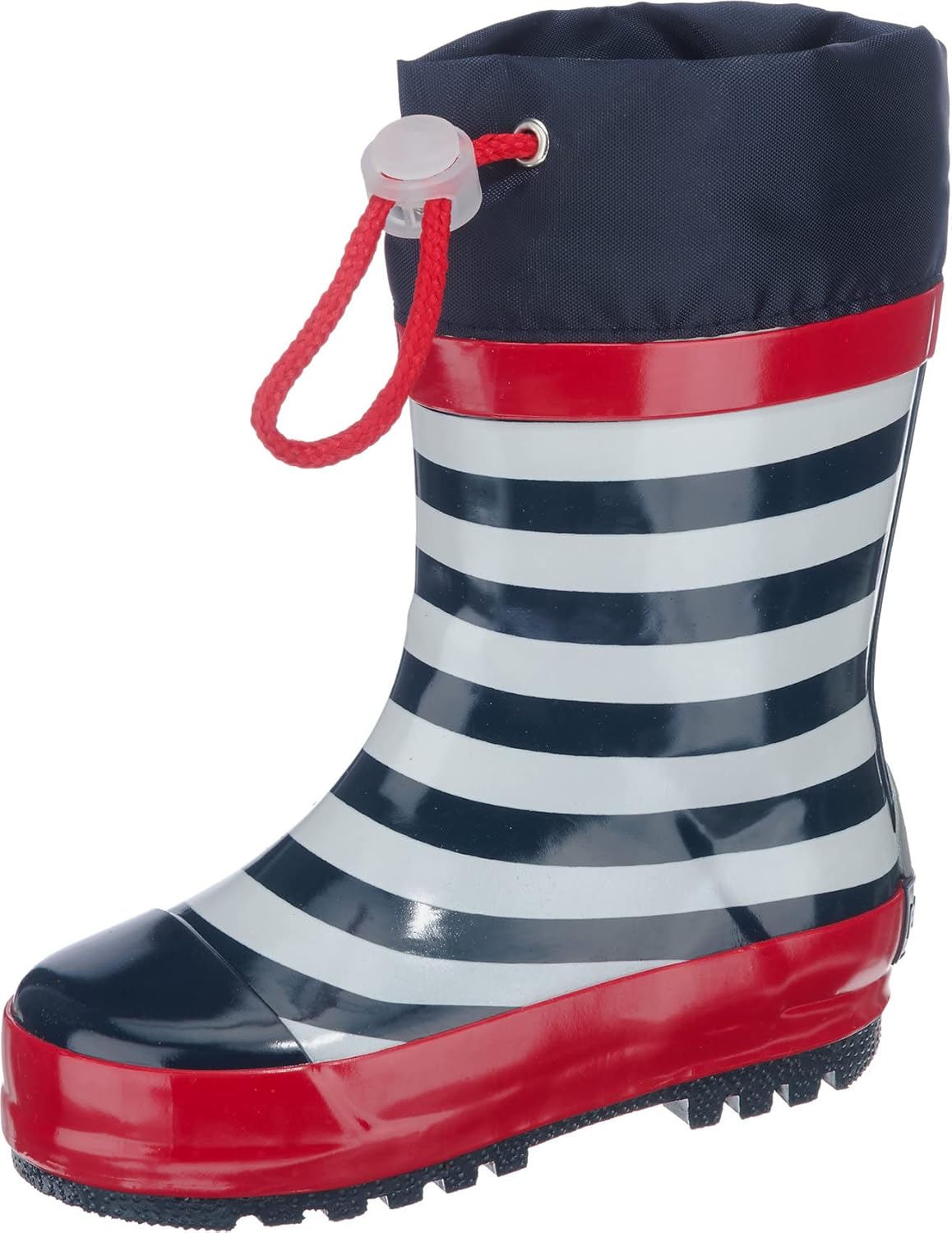 Playshoes Unisex Kid's Rain Boot Wellies Maritime Botas Goma de Caucho Natural