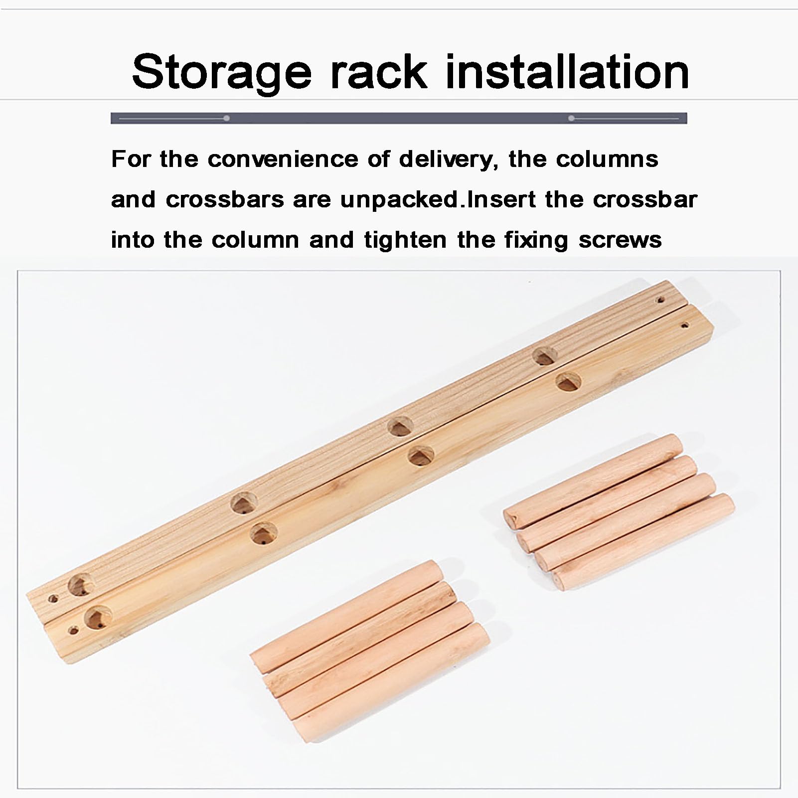 Estante de almacenamiento para esterilla de yoga, soporte para esterilla de yoga montado en la pared, organizador de tapetes de madera de 2 a 9 capas para gimnasio y estudio, estante flotante para