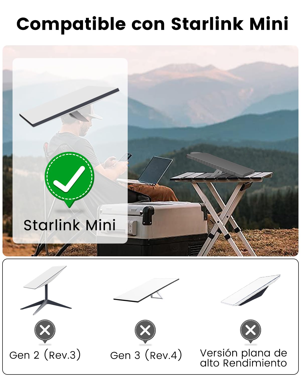 Mwin Funda Protectora Starlink Mini de Silicona Líquida con asa Cómoda, Cubierta Antiarañazos Portátil, Diseño con Bordes Ondulados para Accesorios Starlink Mini (Gris)