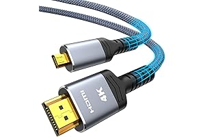 Highwings 4K Micro Hdmi to Hdmi Camera to Laptop Cable