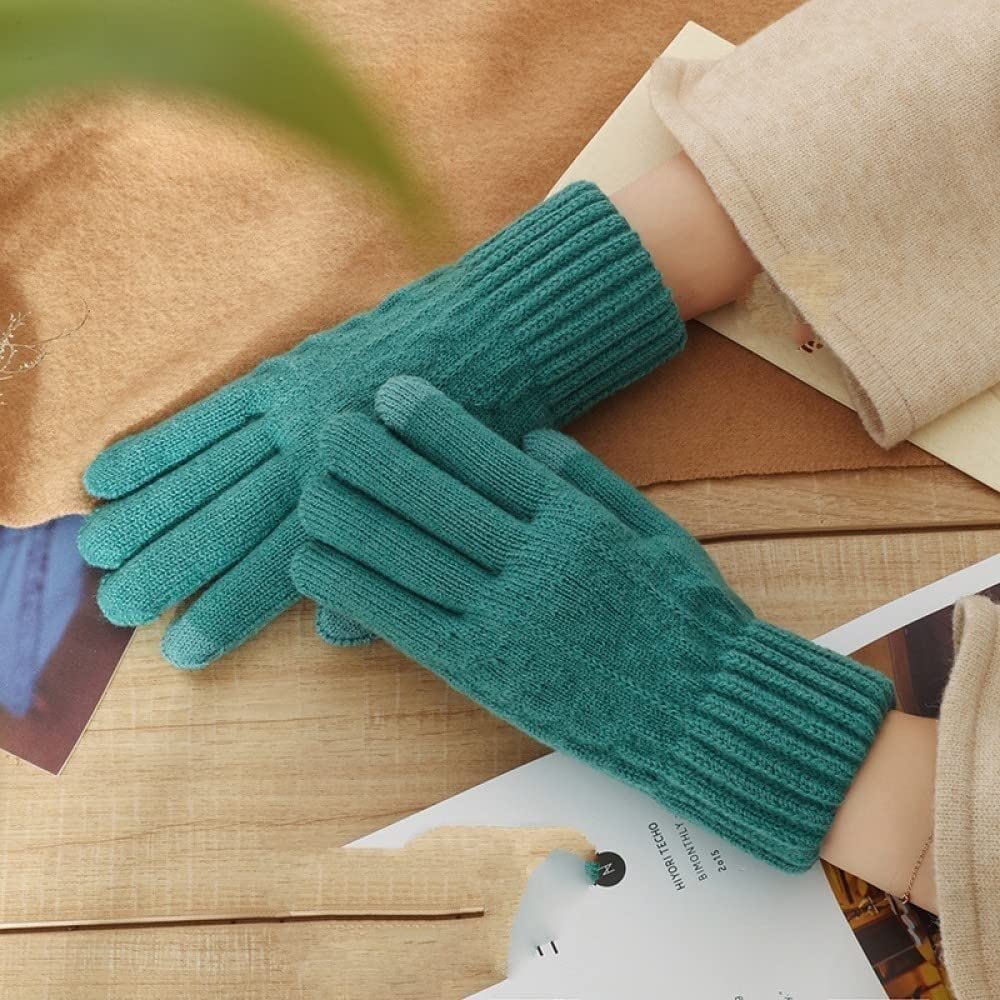 Mujeres Hombres Guantes De Pantalla Táctil - Guantes Térmicos De Punto De Invierno Guantes para Correr Guantes Térmicos Ligeros Guantes De Invierno Hombres Mujeres para Ciclismo Ciclismo De
