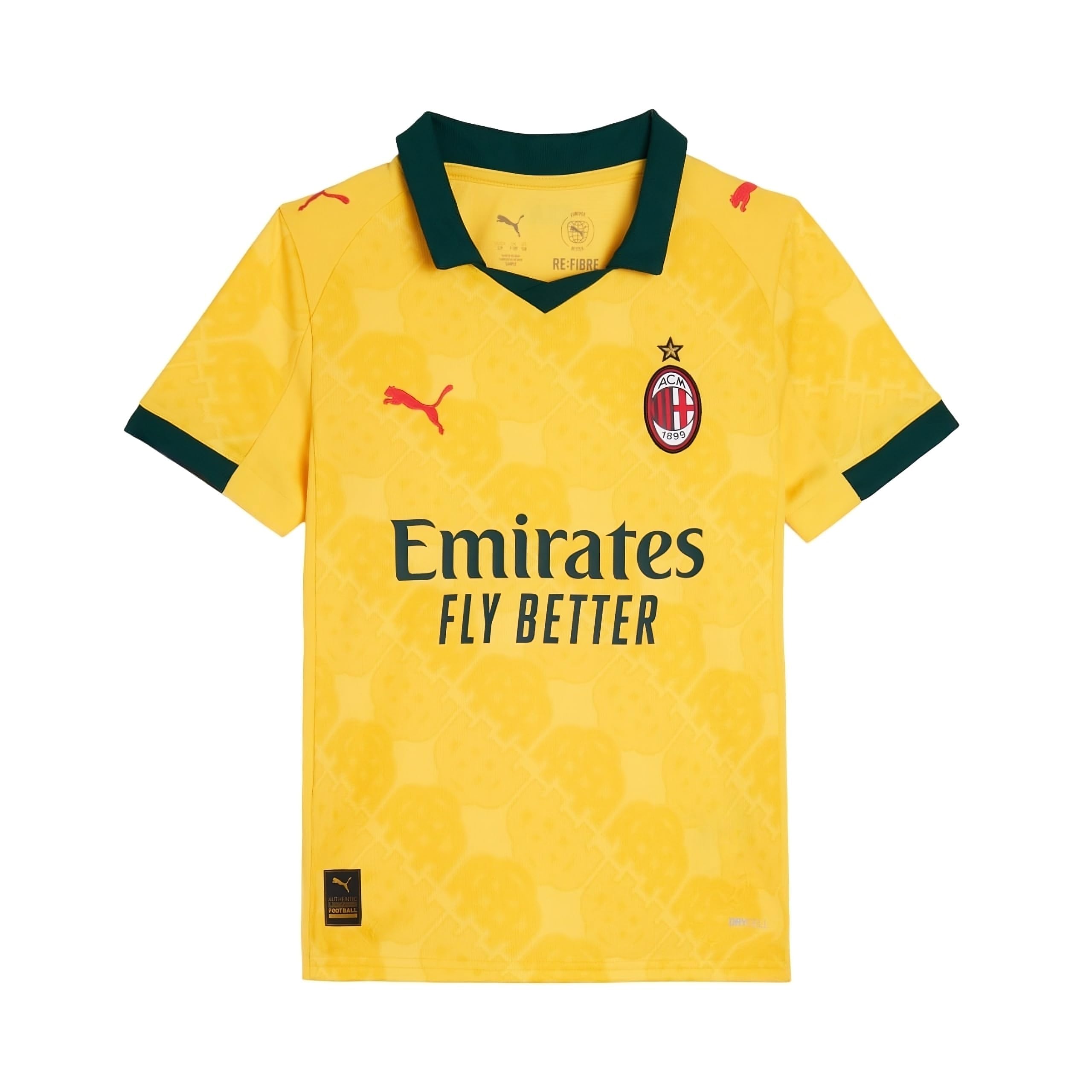 A.​C. Milan Maglia Gara Third, Stagione 2025/​2026, Maglietta da Calcio, Prodotto Ufficiale, Bambino, 10 Anni