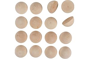 Juvale 2-Inch Split Wooden Balls for Crafts and Projects