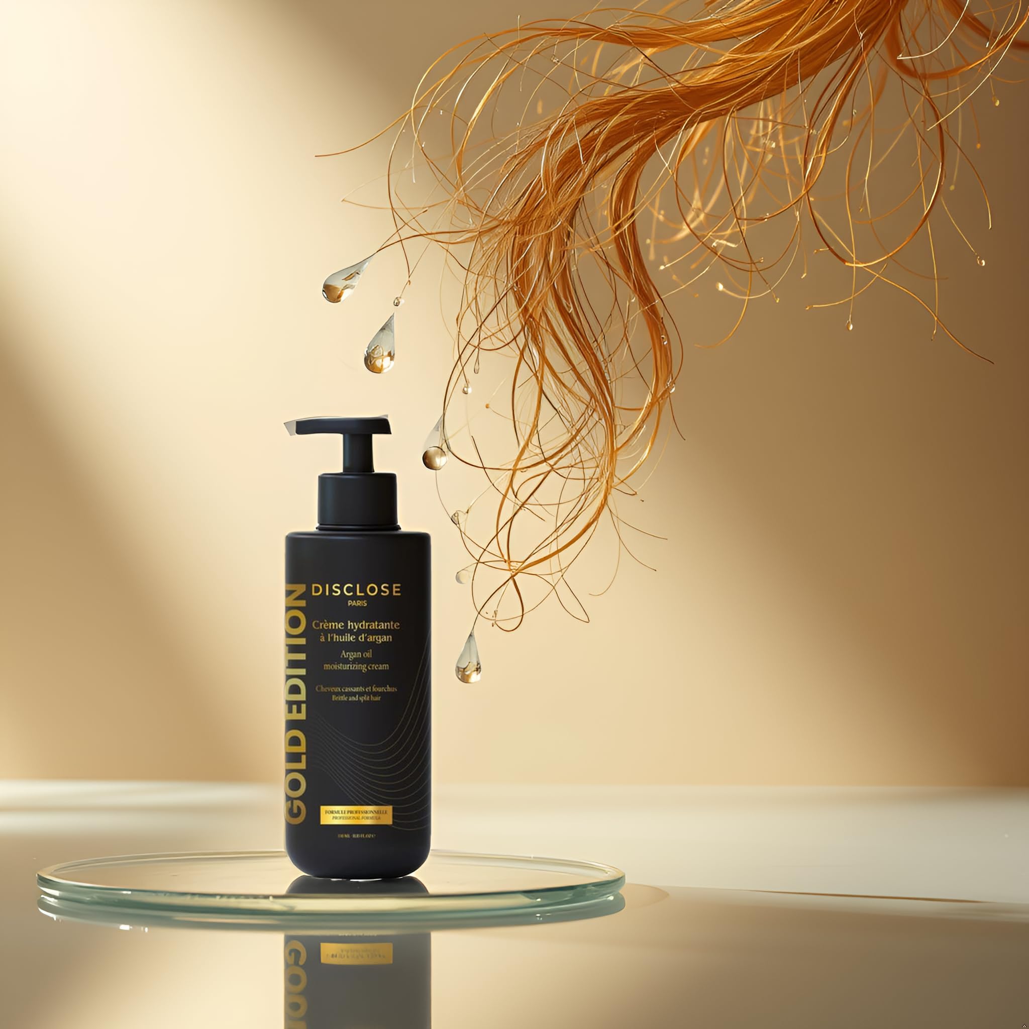 Disclose Paris Moisturising Cream with Argan Oil 330 ml No Rinse, Black, 330 ml (Pack of 1) - Image 2
