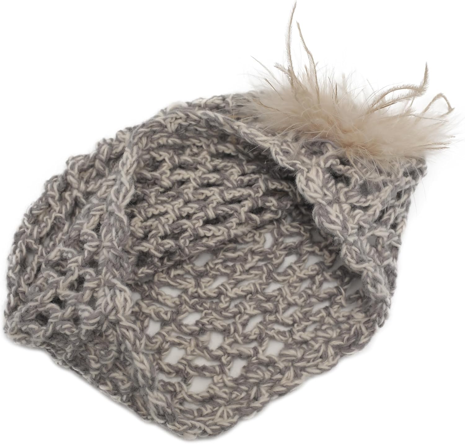 ZLYC Women Crochet Beanie Hat Summer Handmade Knit Decorated Lightweight Skull Cap - Image 7