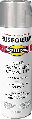 Rust-Oleum Professional - Pintura en aerosol compuesto para galvanizado brillante 20 onzas 7585838