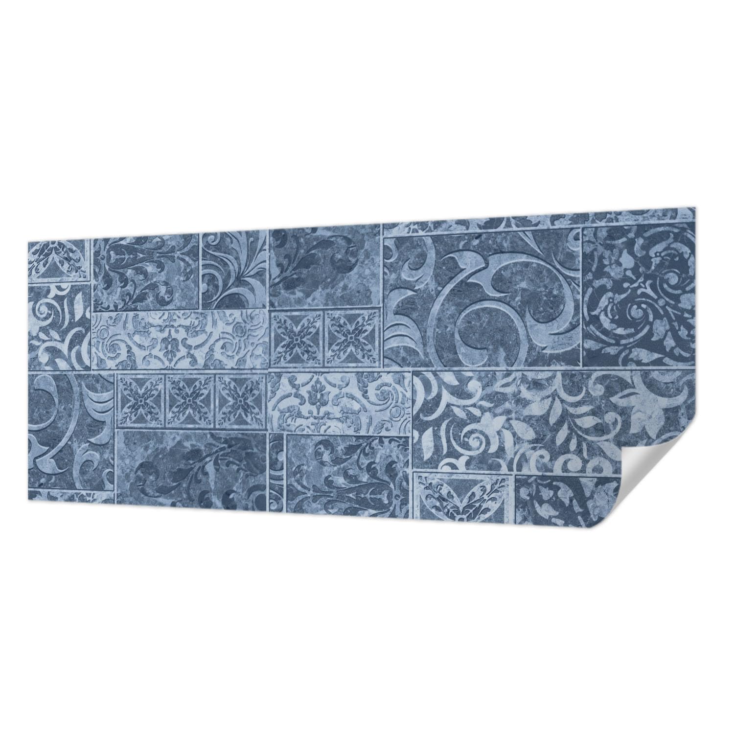 Revêtement mural autocollant haute qualité 250x104 cm ornements végétaux de luxe