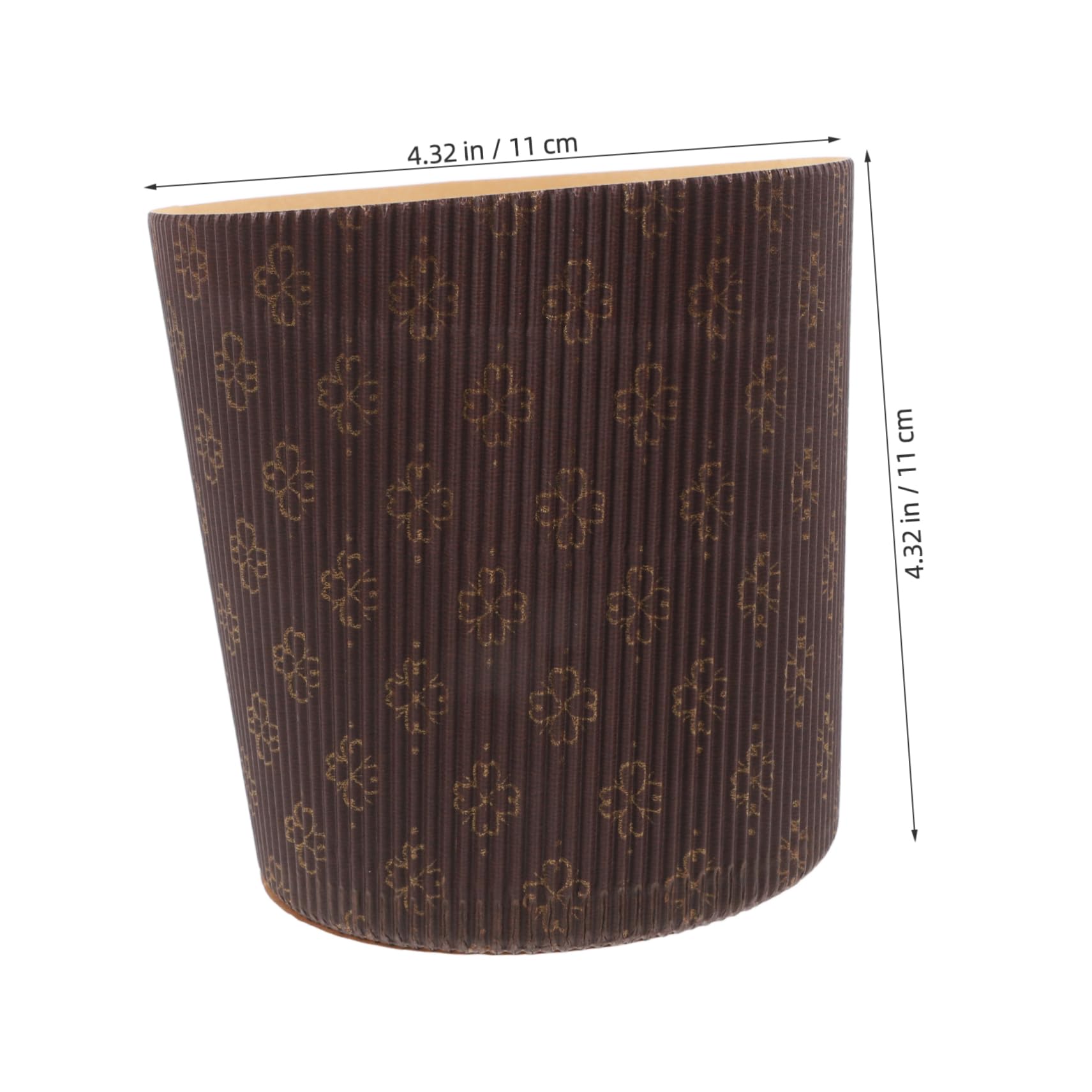 25 Piezas de Moldes de Papel para Muffins Resistentes Grasa, Material Papel Marrón, Fácil de Usar para Hornear en Casa Fiestas Elegantes