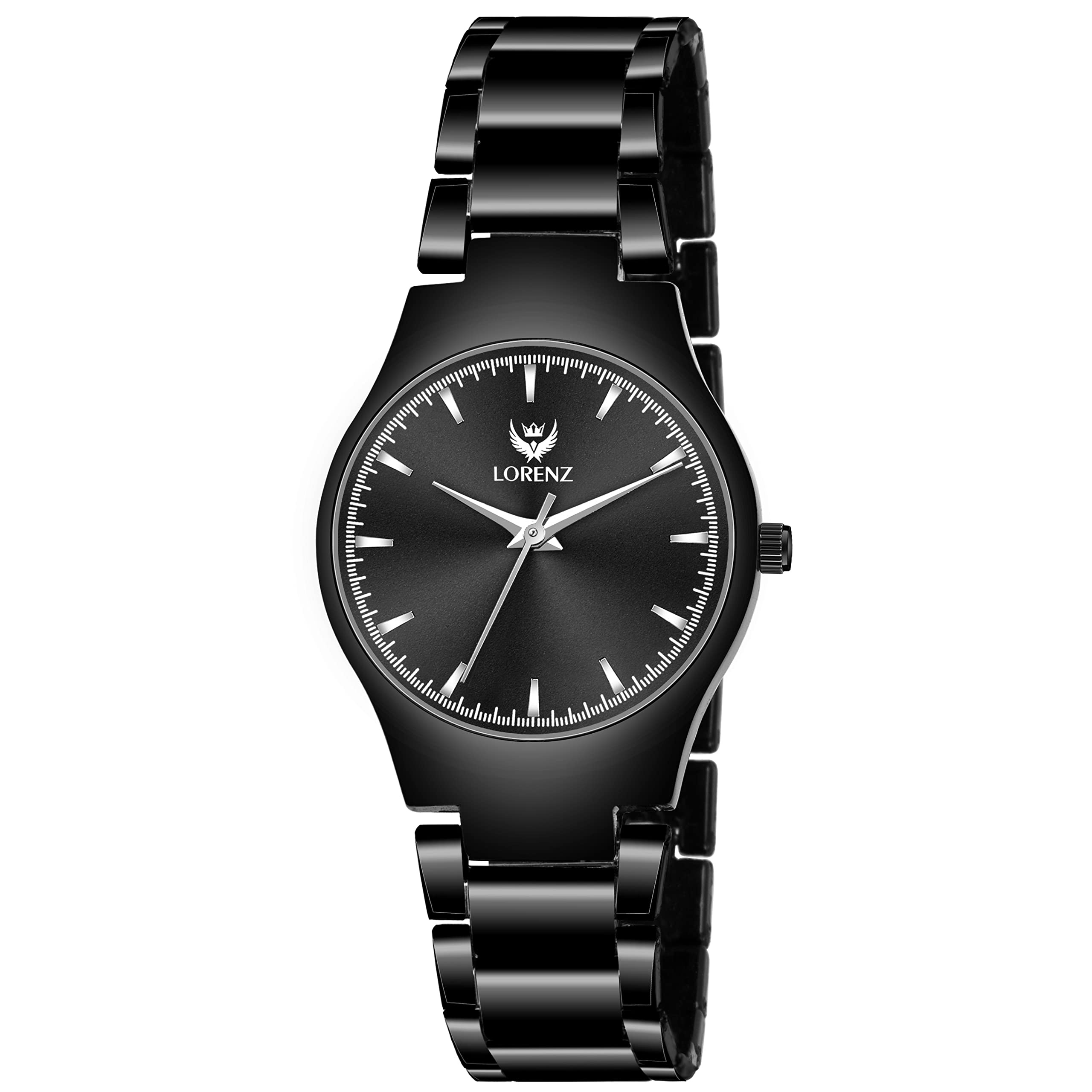 LORENZ Classic Black Analogue Watch for Women with Metallic Chain | AS-133A (B0C1T3SMTC) Amazon Price History, Amazon Price Tracker