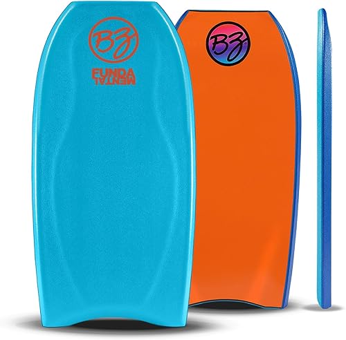 Miniatura 1 de BZ Bodyboards - Fundamental Bodyboard - Advanced Riders - Zero-G Polypro Core - Surlyn Slick - 8LB H-Cell Deck - Crescent Tail - Advanced Riders,