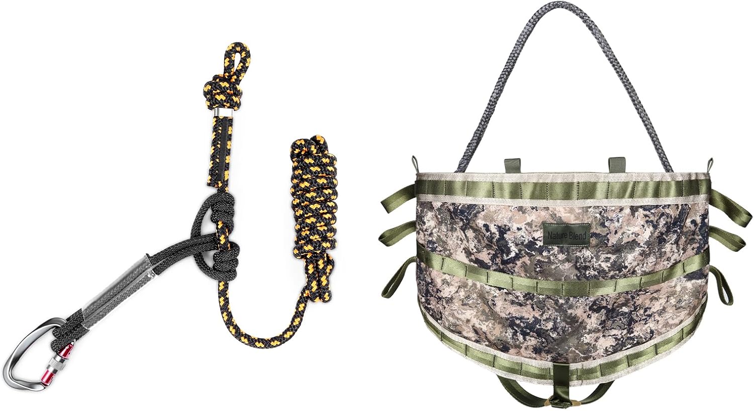 Tree Stand Safety Rope and Hunting Saddle The Gen 1: Lightweight Hammock Tree Saddle, Comfortable Tree Saddle Hunting System Accessories