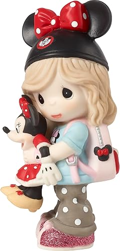 Miniatura 3 de Precious Moments Disney Showcase 191063 - Figura de entusiasta sentimental de Minnie Mouse, recuerdo coleccionable de porcelana