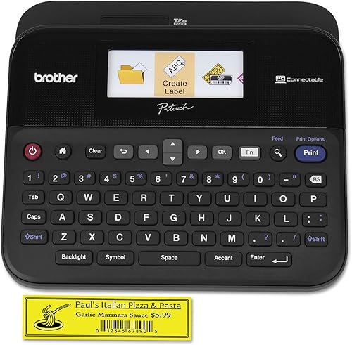 Miniatura 3 de Brother rotulador con conexión para PC de impresora PTD600VP NegroGris
