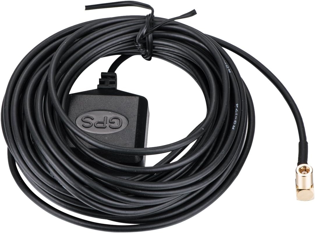 SMB Female RG174 5M Cable Mini GPS Active Antenna 1575.42MHz Right Angled