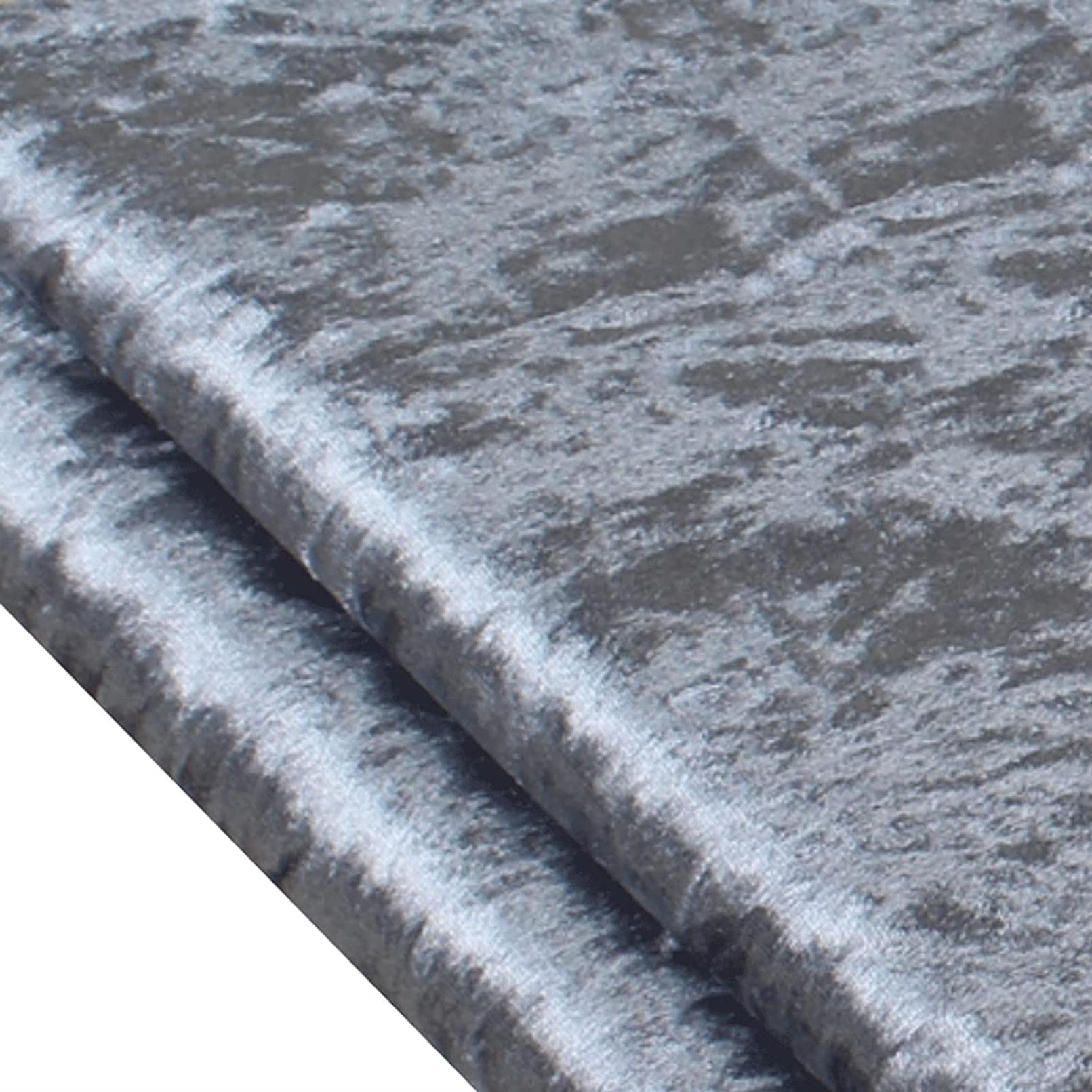 Tissu velours au mètre bleu d'ameublement respirant pour robe et artisanat