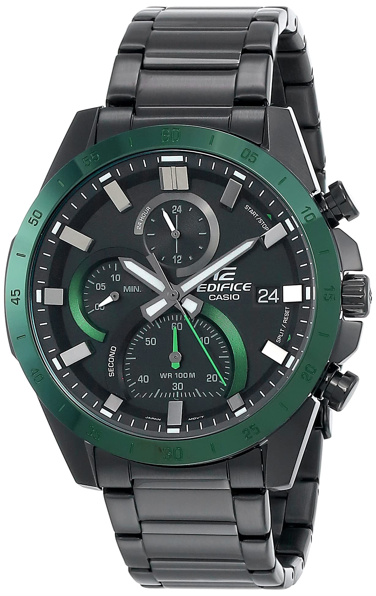Casio Edifice EFR-571D-1AVUDF Black / Green