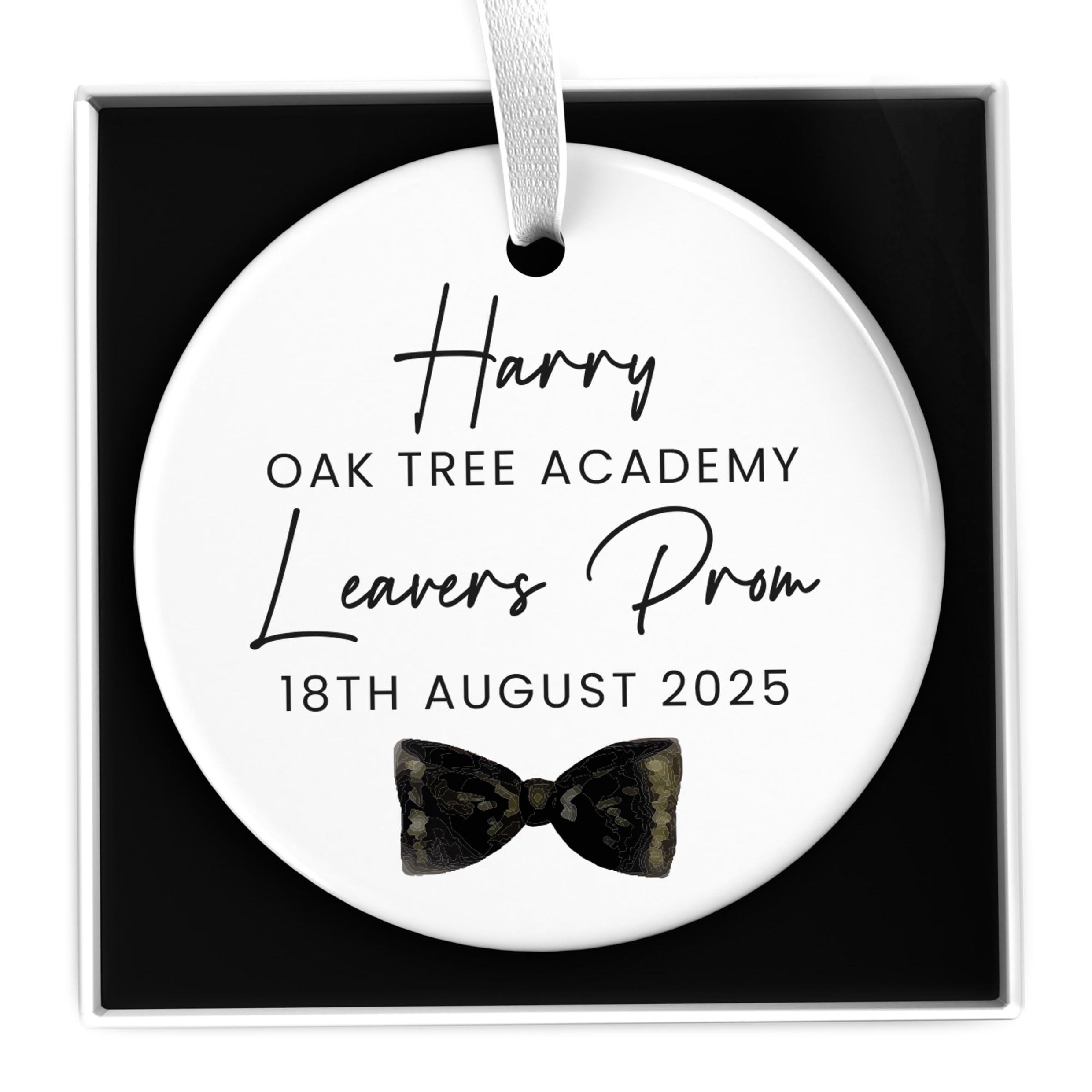 Beecreative Prom Gifts For Boys Him Personalised - School Leavers Prom - Year 6 Leavers Prom - Year 11 Leavers Prom - With Gift Box