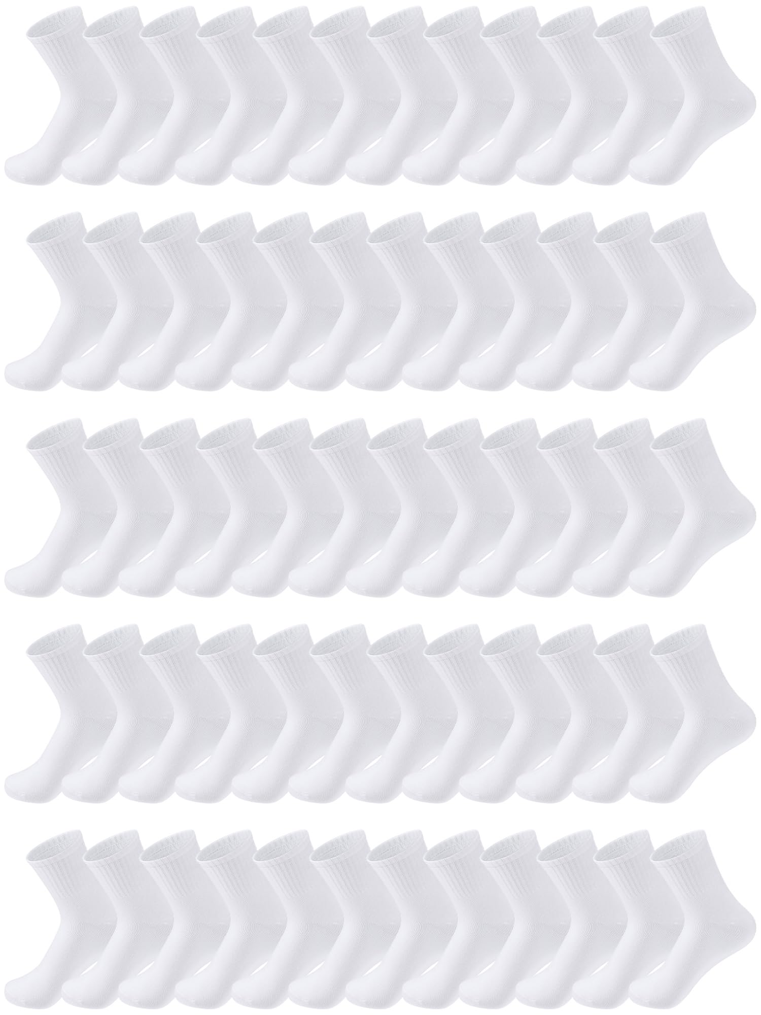Tarpop 100 Pairs Mens Ankle Socks
