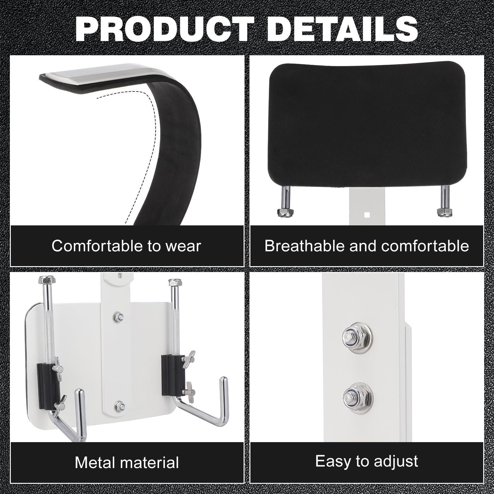 Claire Batterie avec Sangle D'épaule Harnais de Caisse Support Pratique pour Batterie de Marche en Alliage D'aluminium Blanc, Facile à Assembler et Transporter