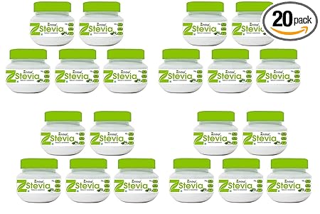 Zindagi Stevia White Powder 50 gm - Natural Stevia Leaves Extract - Sugarfree Powder - Zero Calorie Sweetener (Buy 15 Get 5 Free)