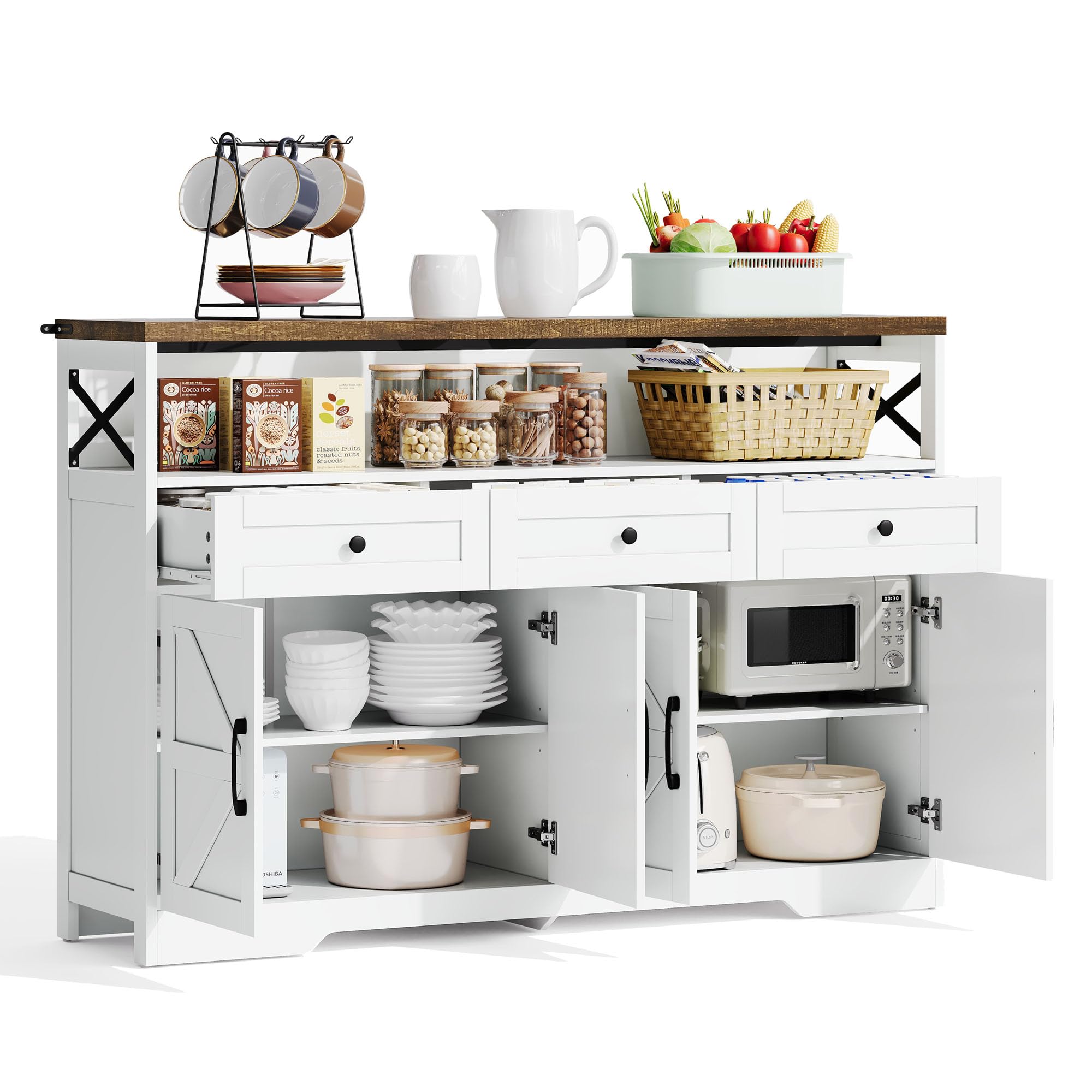 Consola de cocina contemporánea y sofisticada con acabados modernos de alta calidad
