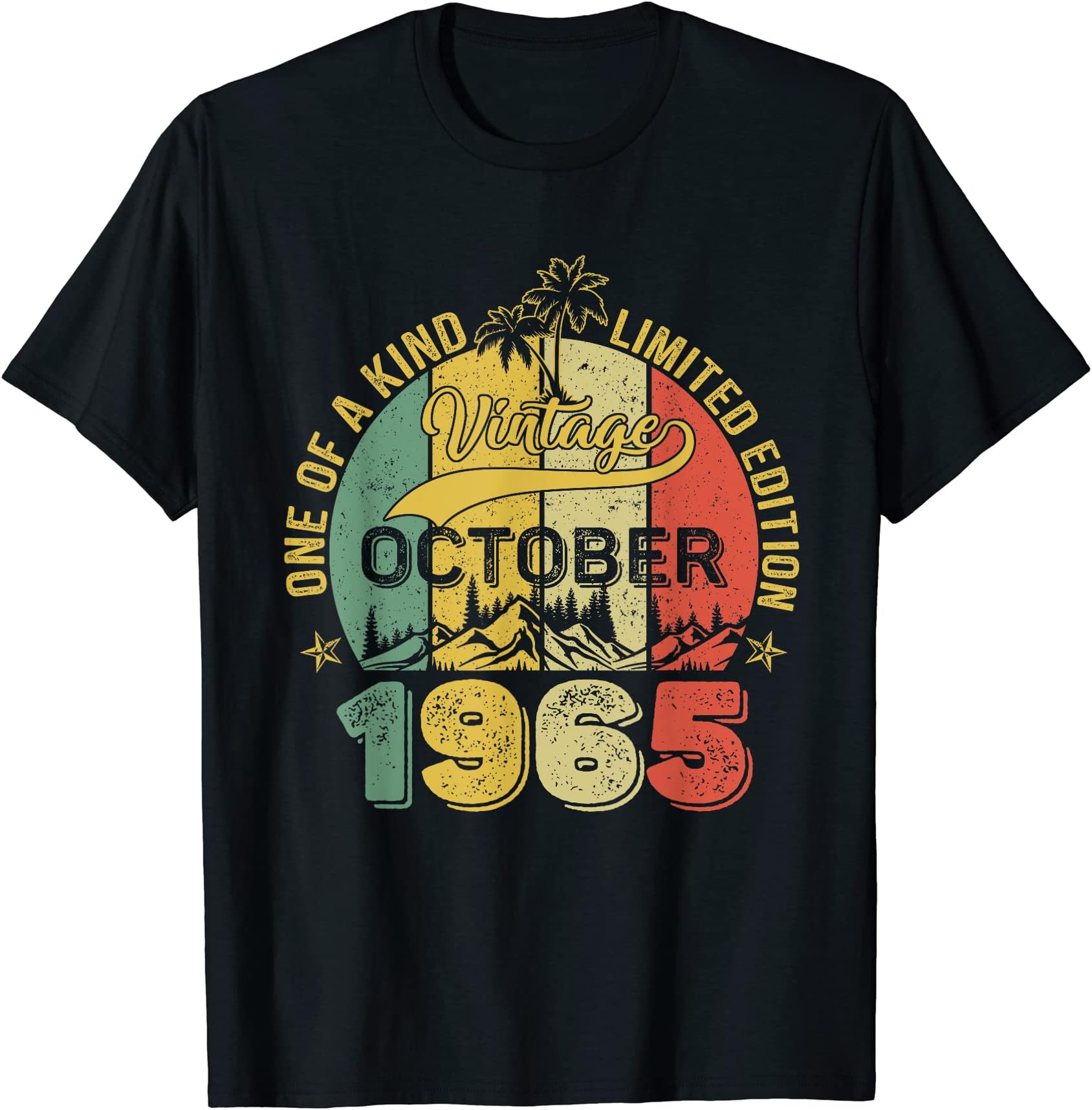 Cat57 Years Old Gifts 57th Birthday Vintage October 1965 T-Shirt