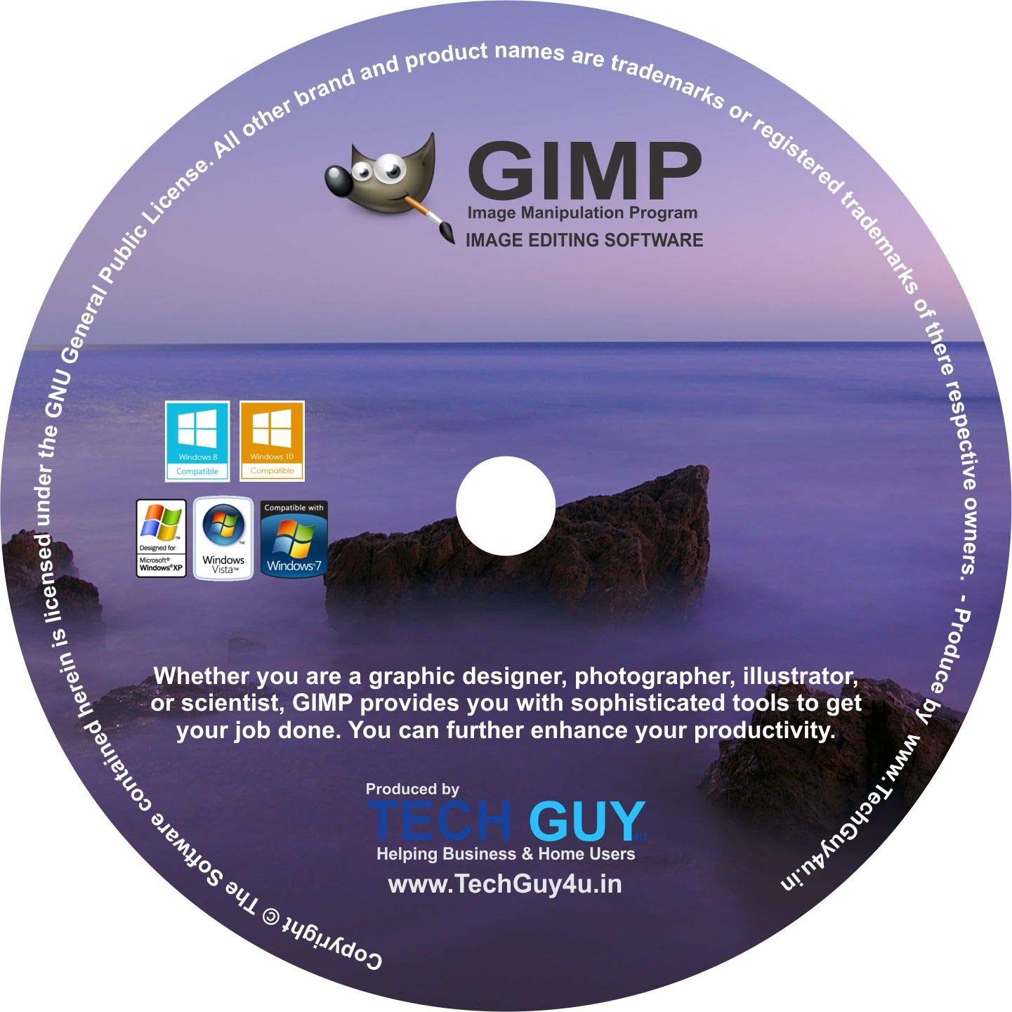 TechGuy4u GIMP 2017 Photo Editor Premium Professional Image Editing Software for PC Windows 10 8.1 8 7 Vista XP-image-10