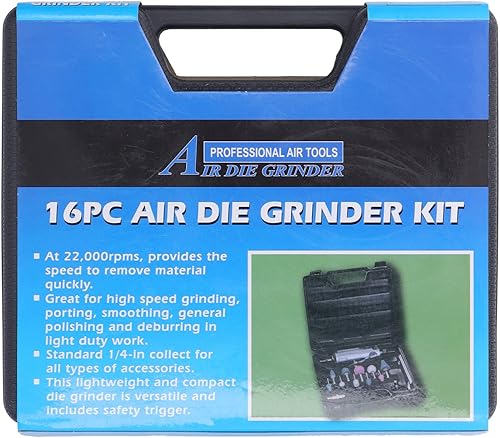 Miniatura 4 de Air Die Grinder Kit, Pneumatic Air Die Grinder, Portable Pneumatic Polishing Grinding Machine for Grinding and Polishing Requirements 22000RPM