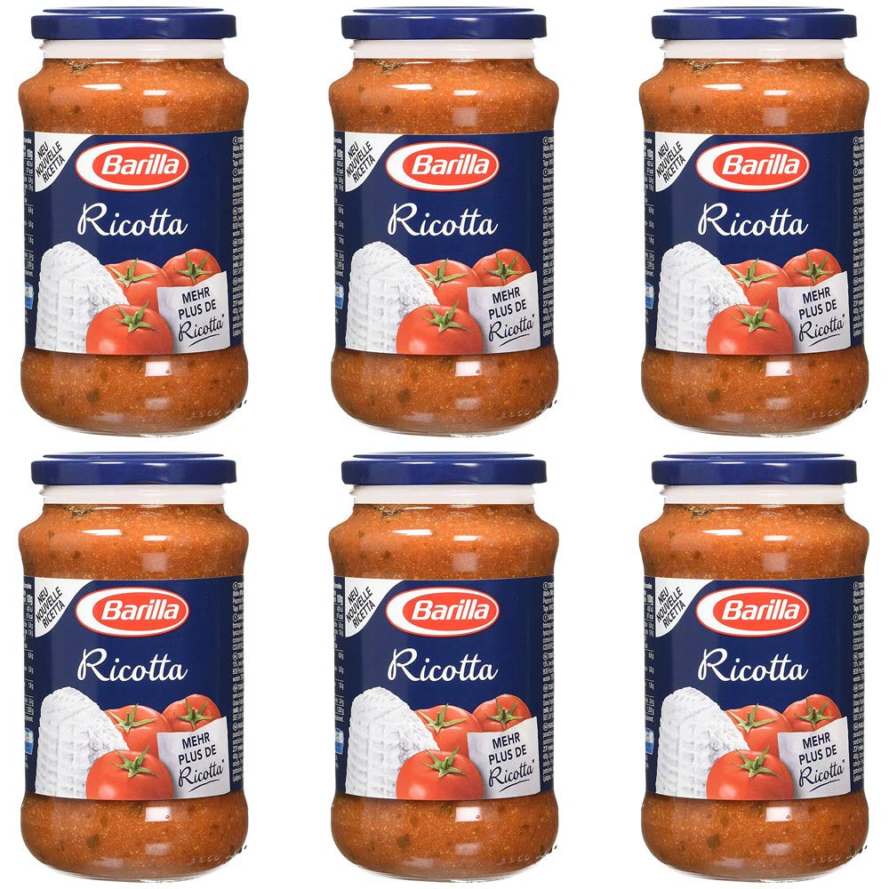 6 salsa Barilla Ricotta 400 g