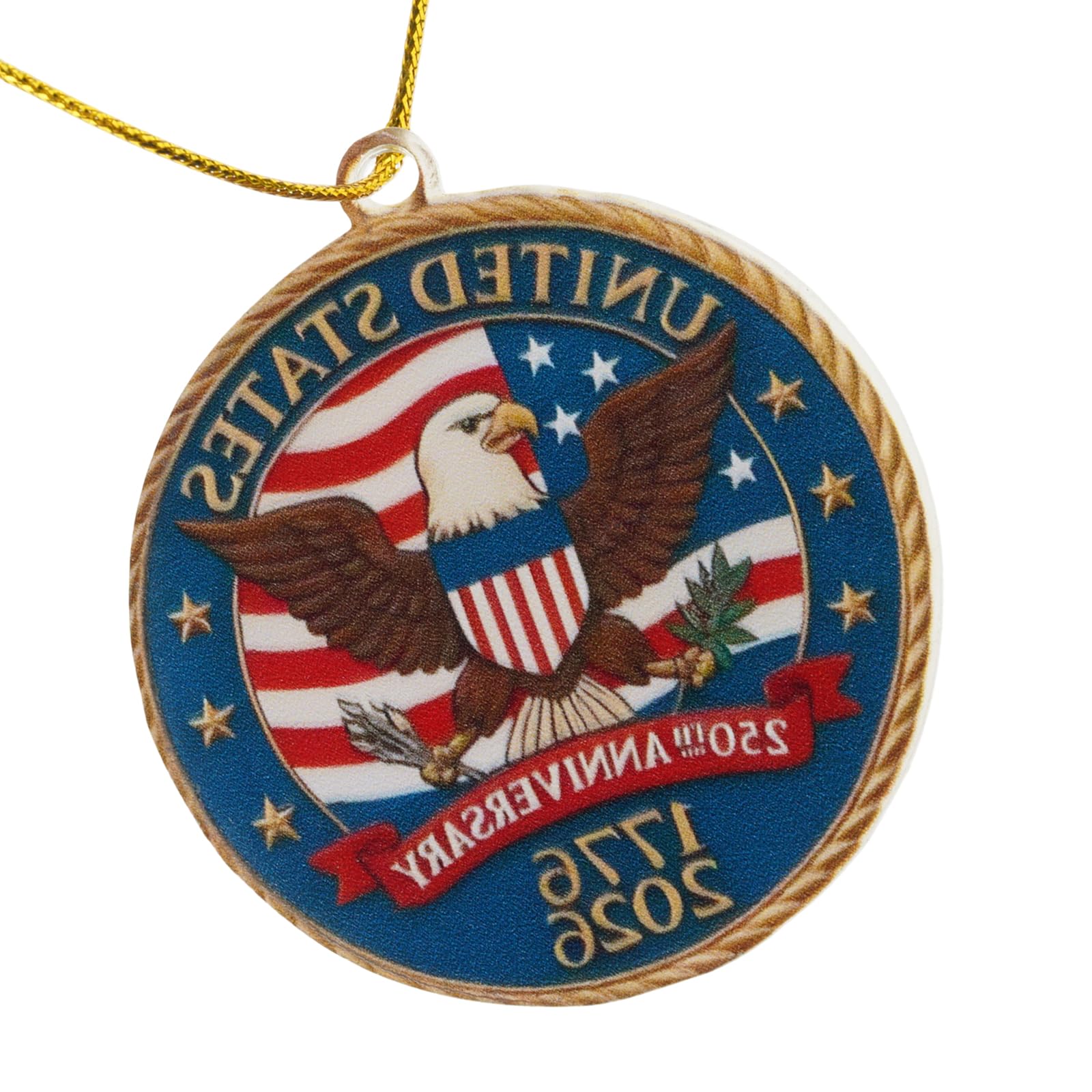 Handcrafted Collectible Bells Decoration Celebrating 250 Years Independence Festival Home Accent Ornament Holiday Ornament