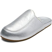 OluKai Konea Womens Shearling Leather Slipper, Comfortable & Soft Mule | Molded Footbed, Versatile House Shoe for Lounge Wear & Everyday