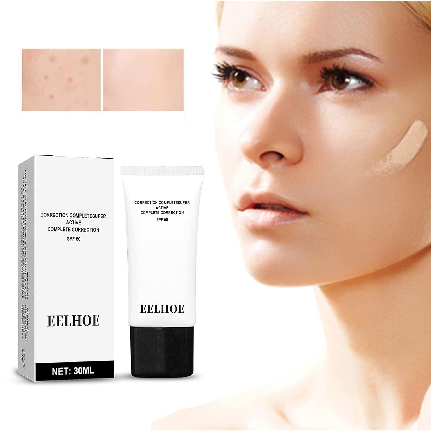 SACG Cosmetics Cc Cream, Skin Tone Adjusting Cc Cream Spf