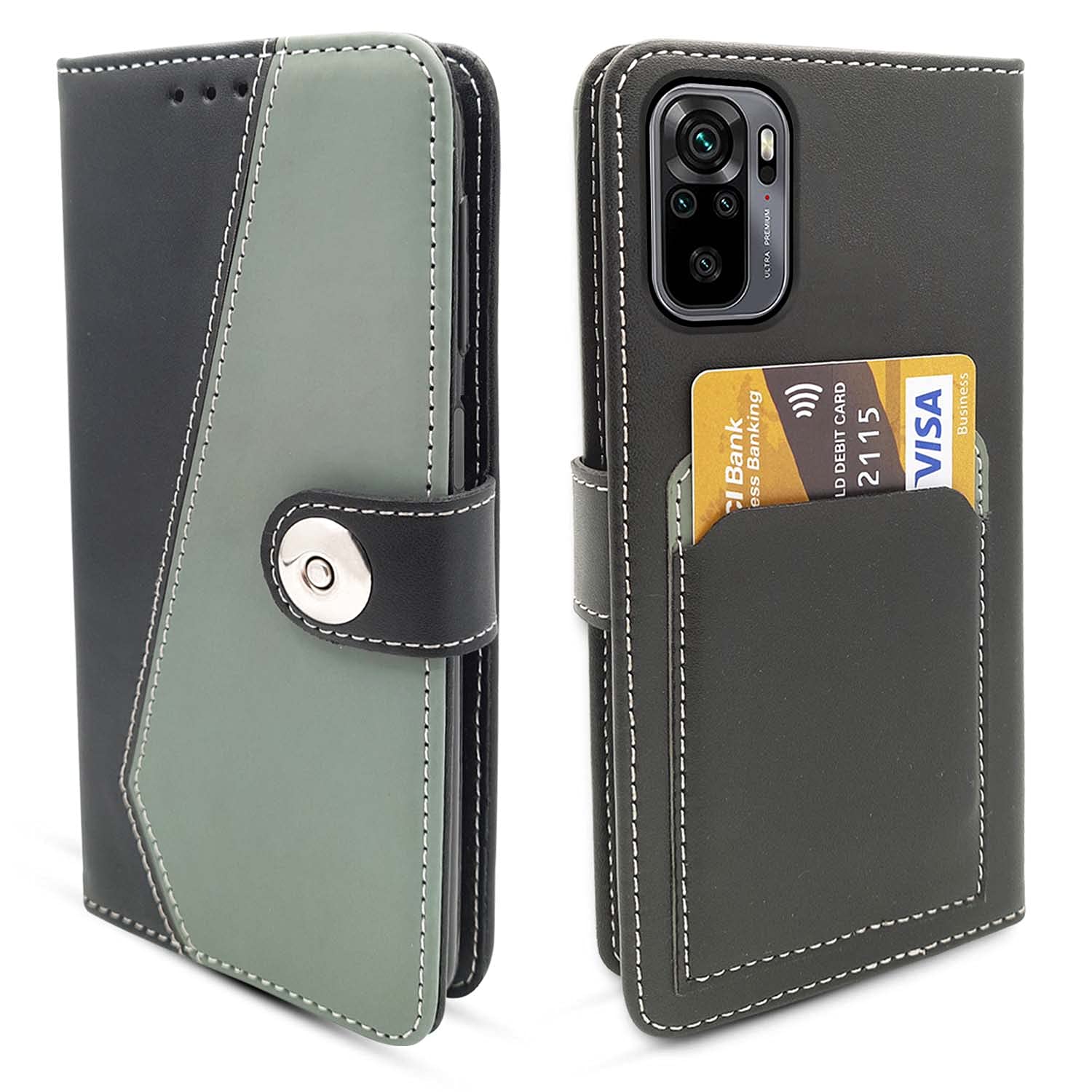 Pikkme Redmi Note 10 / 10s Leather Magnetic Flip Wallet Case Cover for Redmi Note 10 / 10s (Grey) (B08Z3KG3KK) Amazon Price History, Amazon Price Tracker
