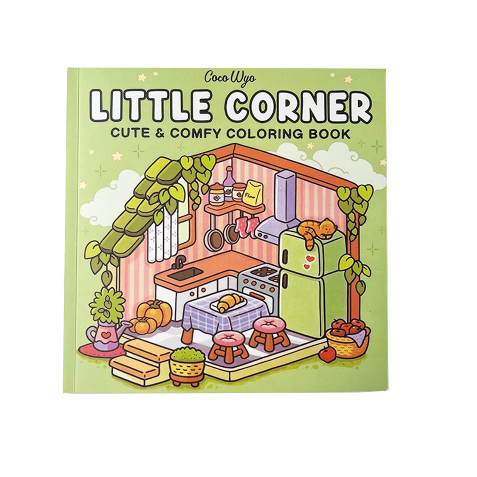 Cozy Coloring Book Creativity Cute Design Little Corner for Adults and Teens|Crafts | Kids' Crafts | Drawing & Painting | Other Kids' Drawing & Painting|-picture-11