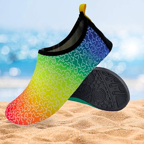 Miniatura 2 de Calcetines acuáticos flexibles para mujer, zapatos de natación, zapatos de verano al aire libre para deportes acuáticos, piscina, mar, actividades