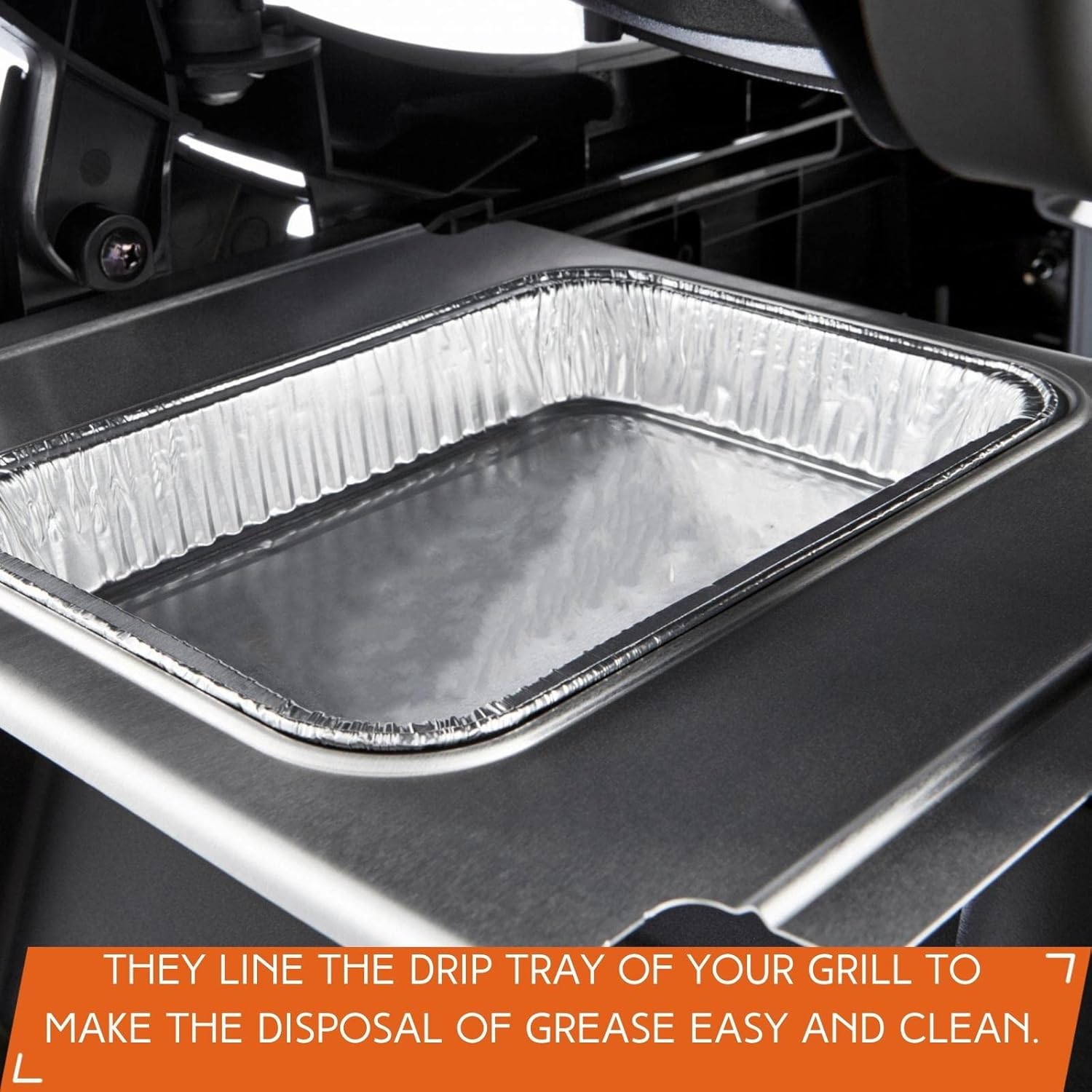 Findful (30-Pack) Drip Pans Compatible with Weber Spirit Series, Genesis Series, Q Series Grills, Disposable Aluminum Foil Grease Trays, 8.5" x 6" l BBQ, Roasting, Baking & Cooking : Patio, Lawn & Garden