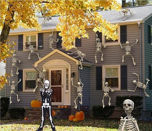 Sincere Party Glow In The Dark Skeleton White Bones Skeleton Costume With Gloves&Hood For Kids 5-7Years thumb #3