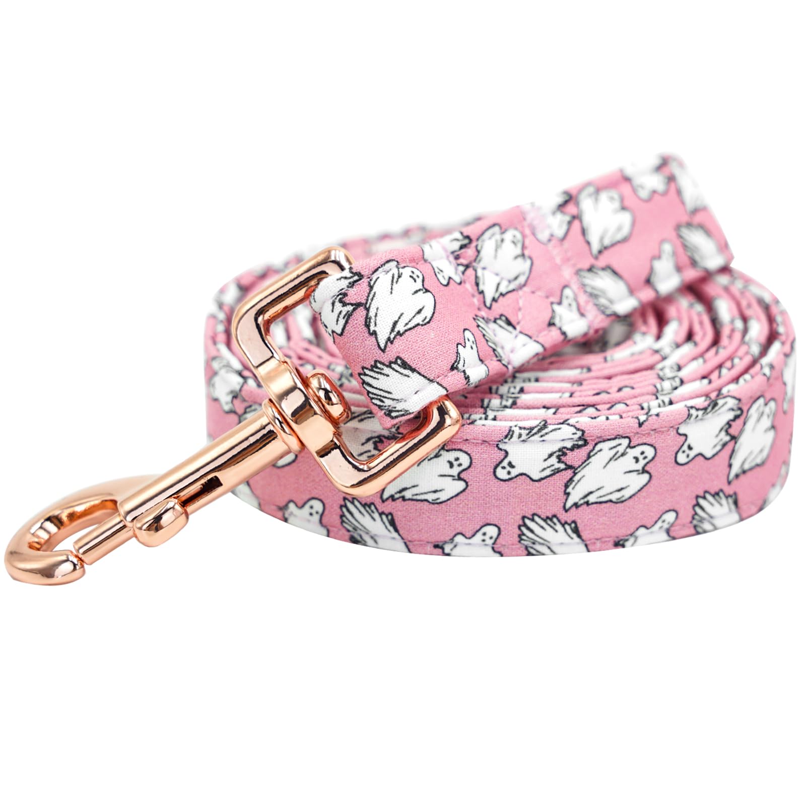 Elegant little tail Dog Leash, Halloween Pet Leashes Ghosts Female or Male Durable Cotton Leash Soft Handle Pet Puppy Leashes for Small Medium Large Dogs — image 1