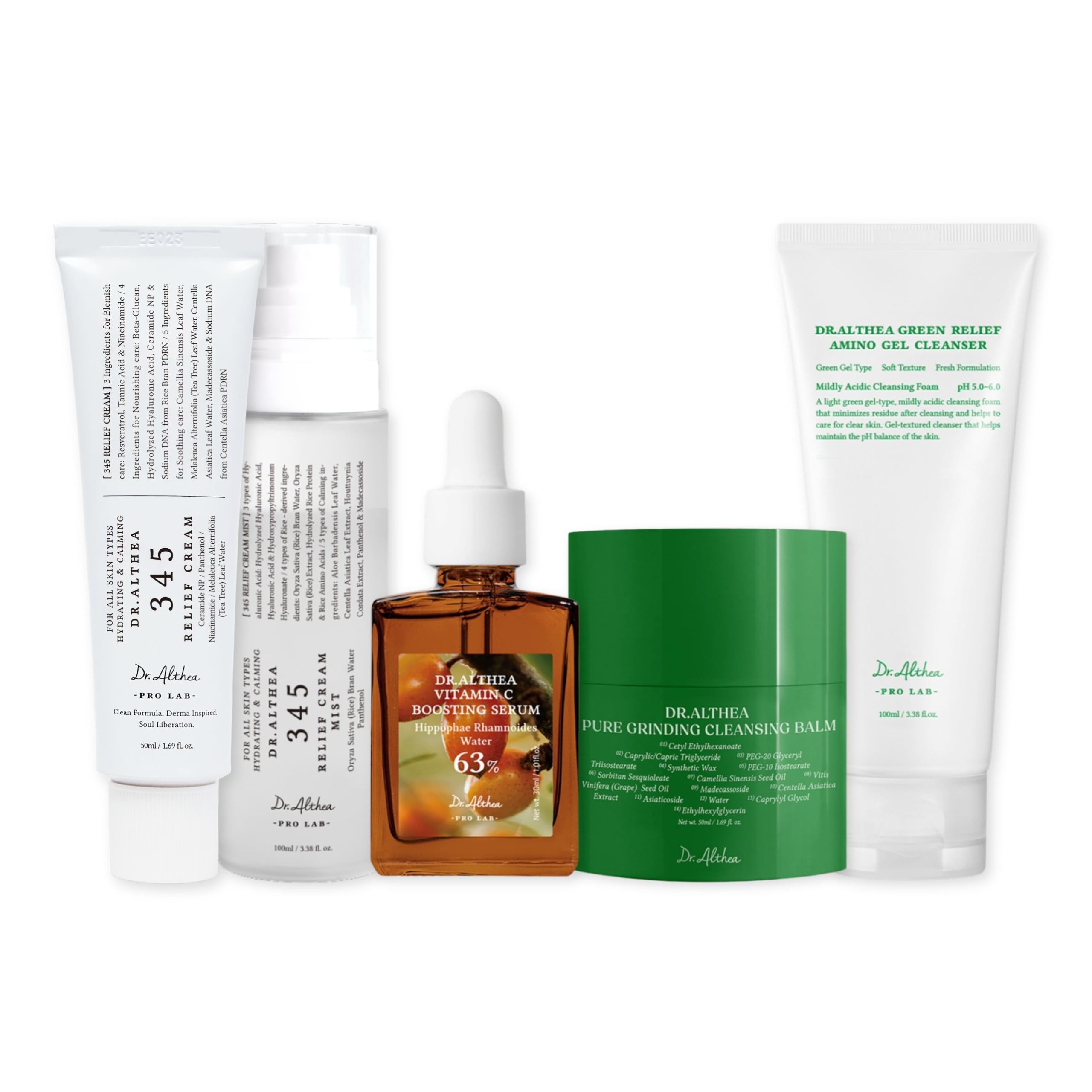 Amazon.com: Dr.Althea Glass Skin Full Set | Hydration & Soothing