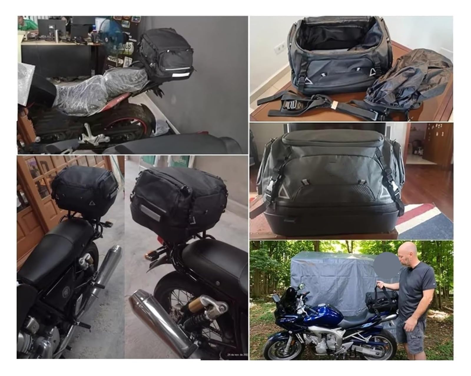 Moto Paraurti Borsa per BMW per R1200GS per R1250GS per R per 1200GS per 1250 per Moto Laterali Portapacchi Borse Motociclette(18L Bag)